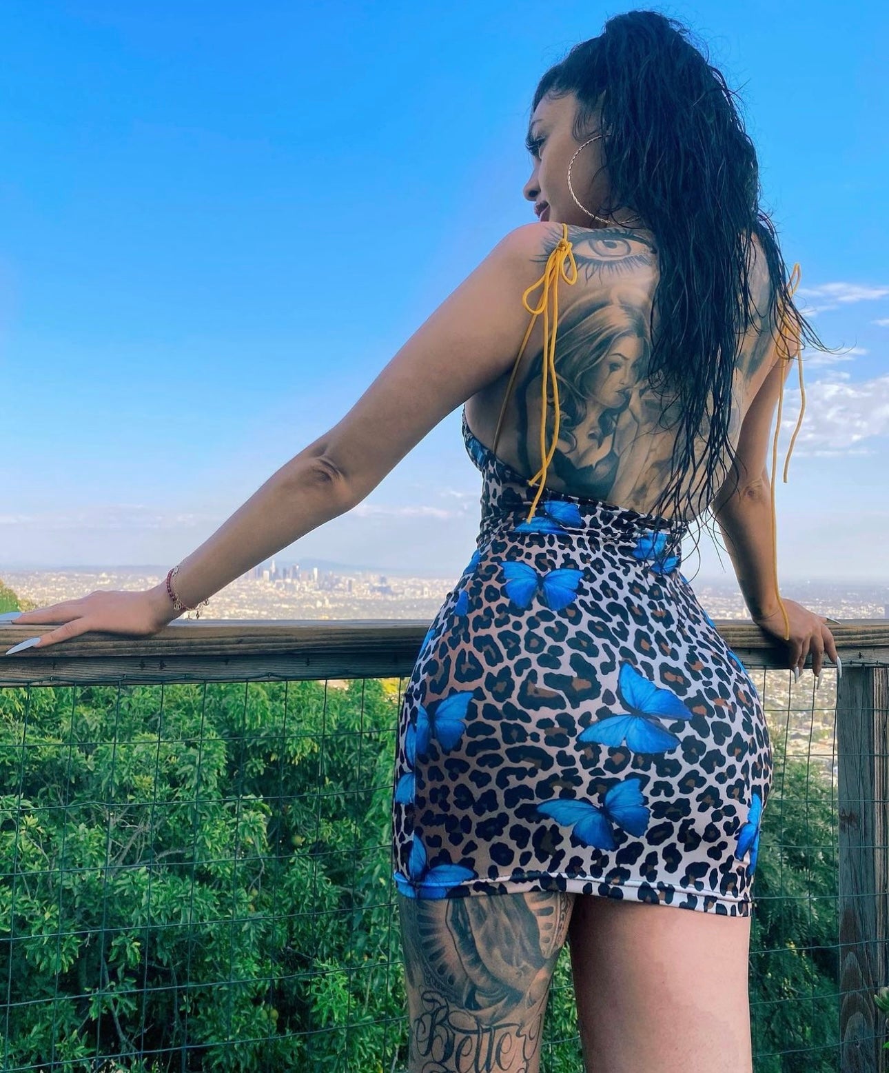 Butterfly dress (large) preowned