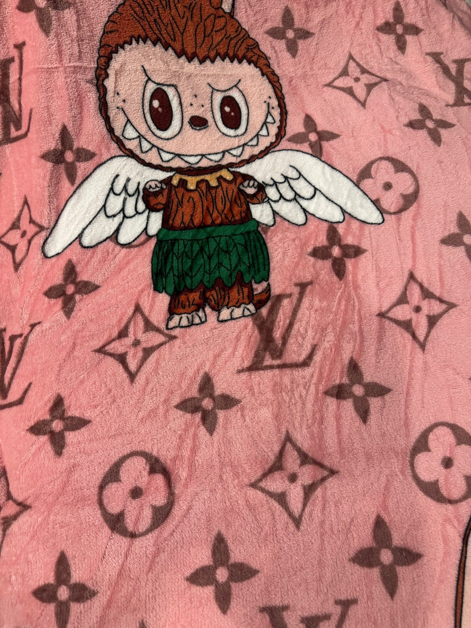 Pink Labu Throw Blanket