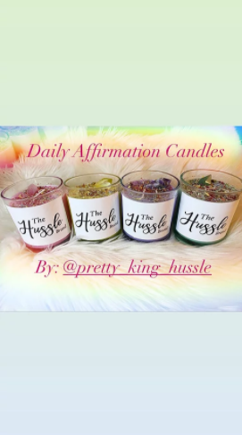 Daily Affirmation Candle “Let Go” Lemon Grass